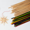 natural & coloured straws to make straw stars | Conscious Craft